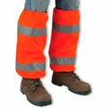 Ergodyne GloWear 8008 Hi-Vis Leg Gaiters, Orange, One Size 29081**